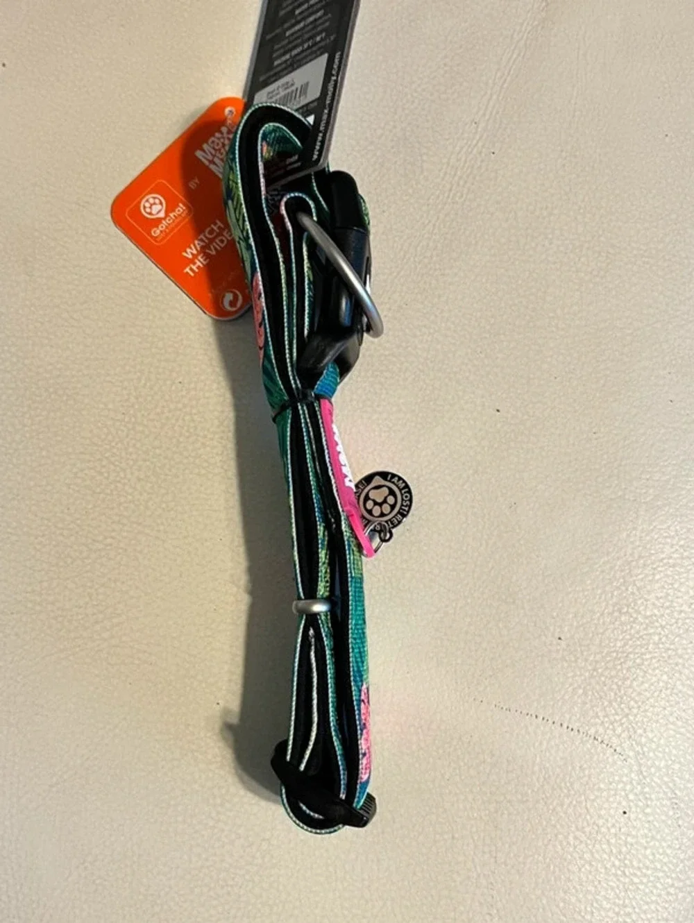 Gorgeous Max & Molly German engineered dog collar L - tropical design